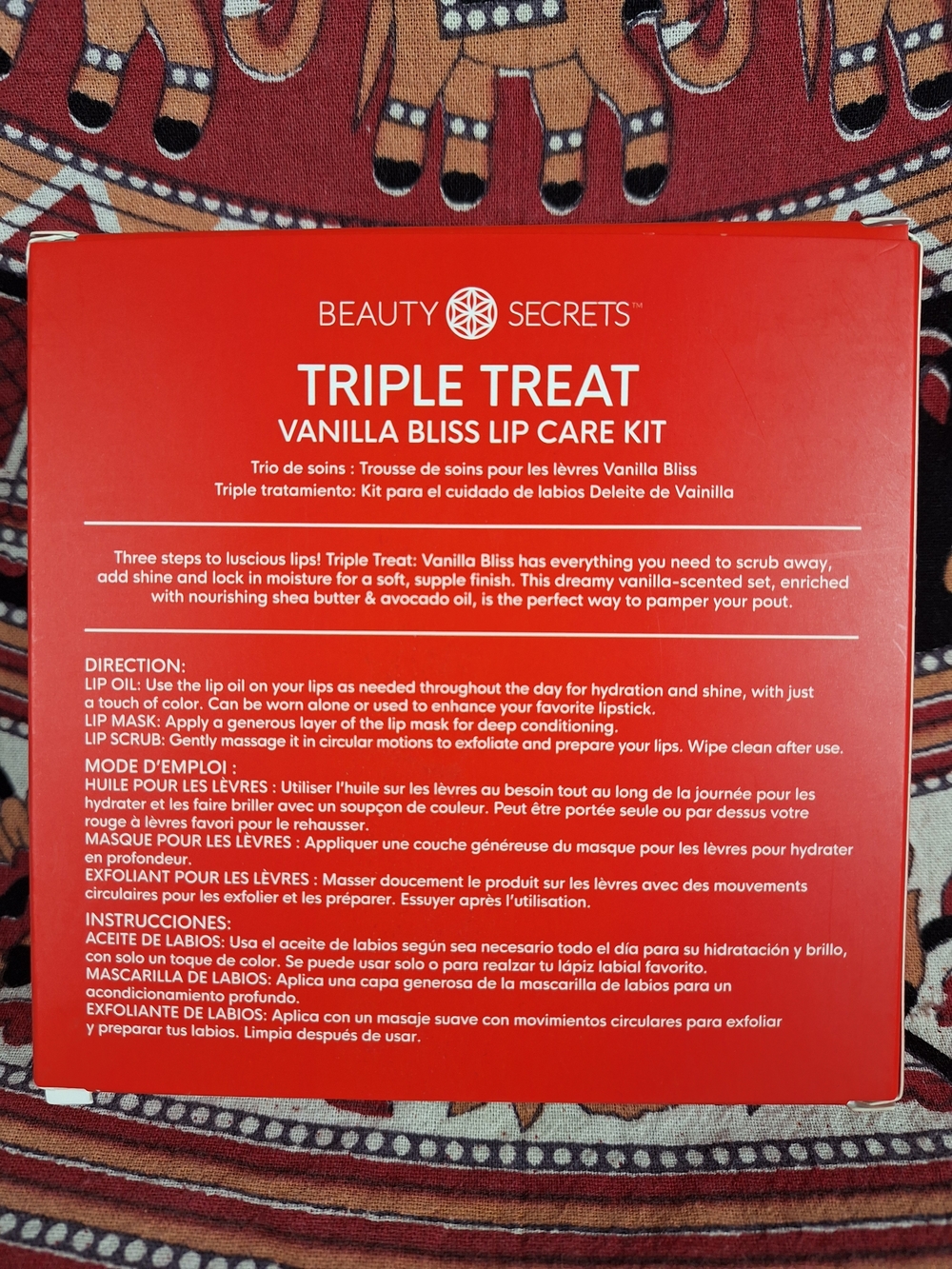 Triple Treat Vanilla Bliss Lip Care Kit - SINGLE (qty 1) - Picture 4 of 9